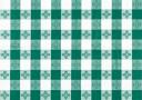 Winco Green Rectangle Table Cloth, 52 x 70 inch -- 24 per case