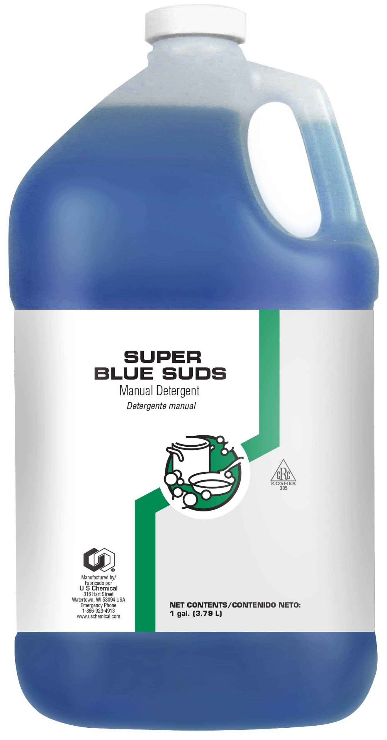 U S Chemical Manual Pot and Pan Detergent, 1 Gallon -- 4 per case.