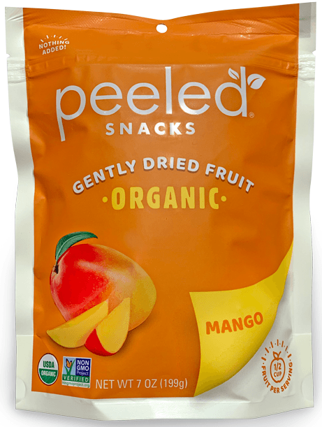 Peeled Snacks Organic Mango Dried Fruit, 7 Ounce -- 6 Per Case
