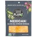 Good Planet Foods Mexican Blend Olive Oil Cheese Shreds, 7 Ounce -- 7 per case