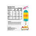 JonnyPops Organic Sour Blue Raspberry Splash Mini Pops, 6 count -- 6 per case
