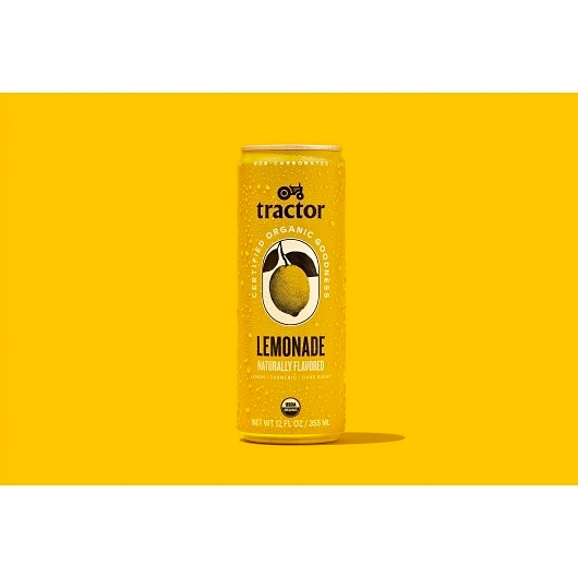 Tractor Beverage Co Organic Lemonade, 12 Fluid Ounce -- 12 Per Case