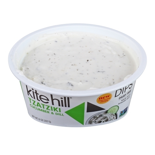 Kite Hill Dairy Free Tzatziki Cucumber and Dill Dip, 8 Ounce -- 6 per case