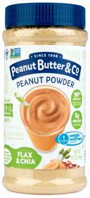 Peanut Butter and Co Mighty Nut Flax and Chia Powdered Peanut Butter, 6.5 Ounce -- 6 per case.