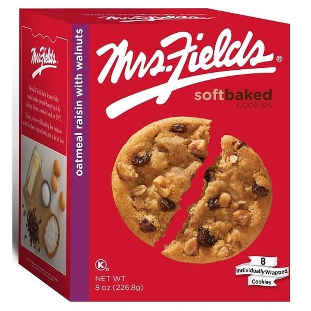 Mrs. Fields Oatmeal Raisin with Walnuts Cookies, 8 Ounce - 12 per case
