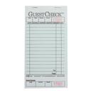 National Checking Company Guest Check Board - 1 Part Green, 15 Line, 3.5 x 6.75 inch -- 2500 per case.