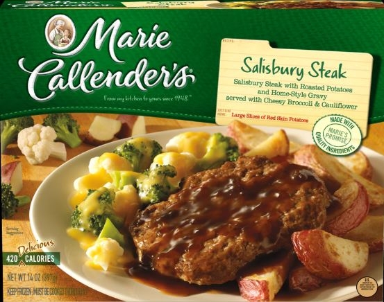 Conagra Marie Calendar Salisbury Steak, 14 Ounce -- 8 per case.