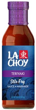 La Choy Teriyaki Stir Fry Sauce and Marinade Bottle, 14.5 Ounce -- 6 per case