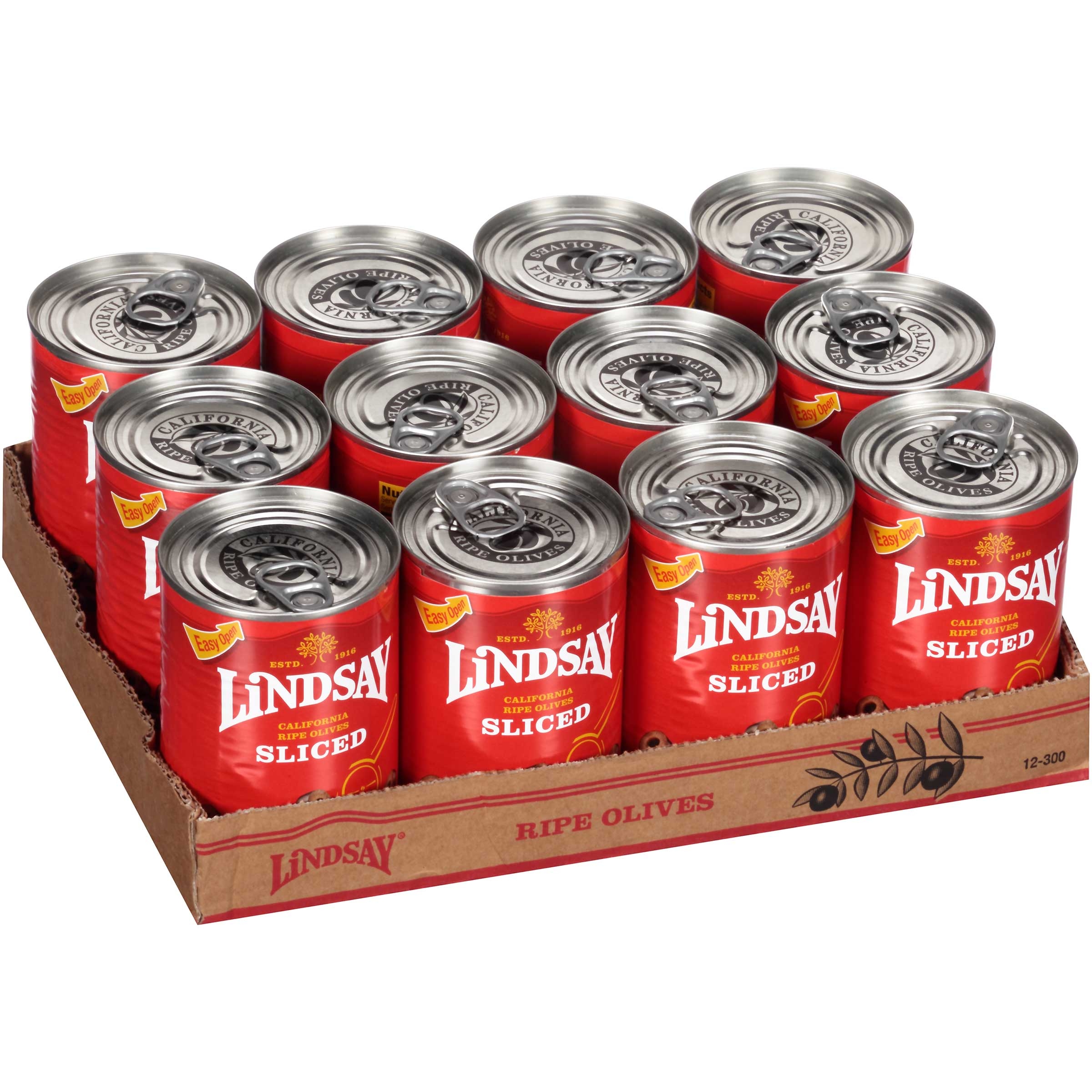 Lindsay Sliced Olive, Tray, 6.5 Ounce -- 12 Per Case