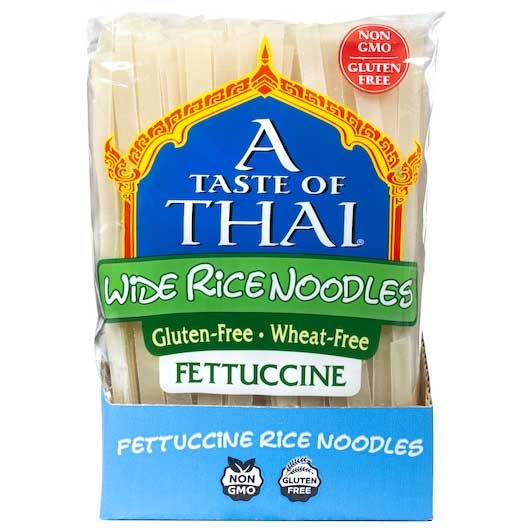A Taste of Thai Wide Rice Noodles, 1 Pound -- 6 per case.