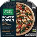 Healthy Choice Mediterranean Chicken Feta and Farro Power Bowl, 9.5 Ounce -- 8 per case.
