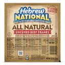 Hebrew National All Natural Uncured Beef Frank, 10.3 Ounce -- 12 per case.