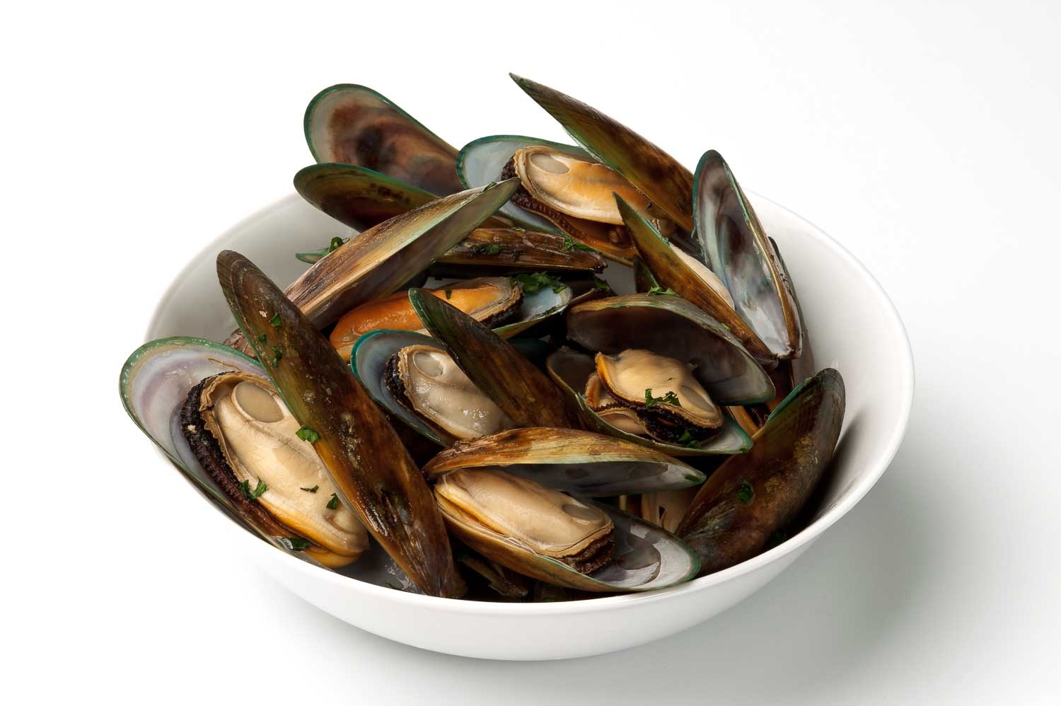 Panapesca New Zealand Green Shell Whole Mussel, Lip Shape, 2 Pound -- 5 Per Case