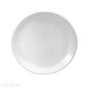 Buffalo Bright White Narrow Rim Undecorated Coupe Plate, 9 inch -- 24 per case.