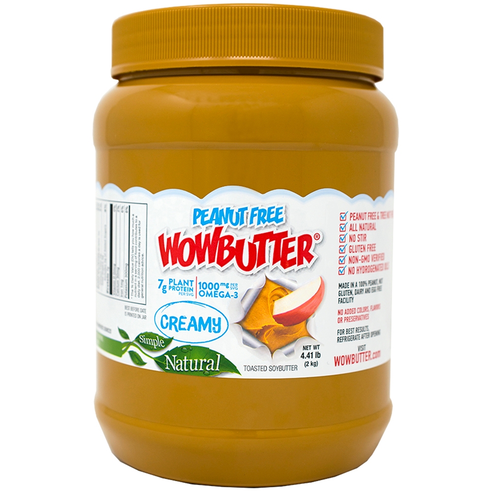 Wowbutter Creamy And Peanut Free Spread, 4.4 Pound Jar -- 2 Per Case