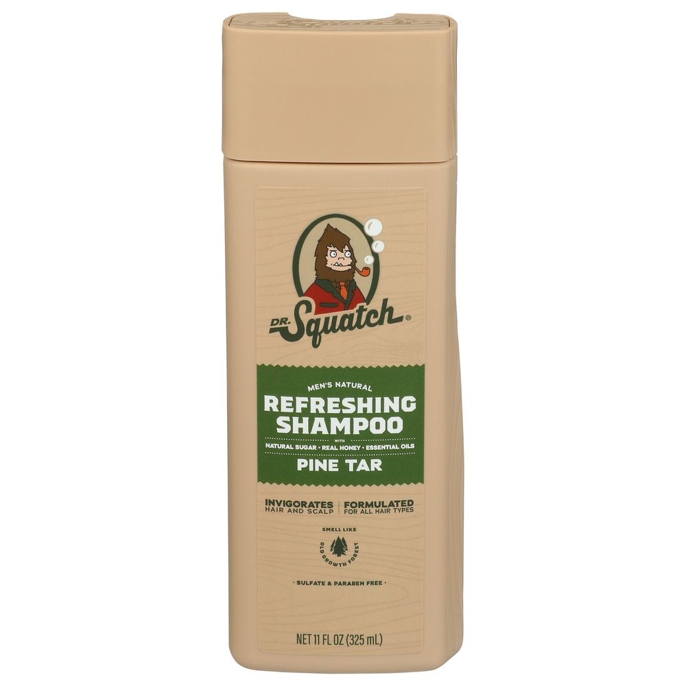 Dr Squatch Pine Tar Mens Natural Refreshing Shampoo, 11 Fluid Ounce