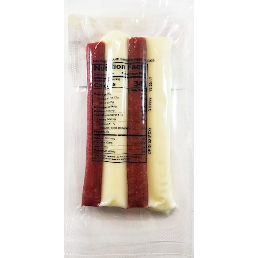 Country Fresh Meats String Cheese and Smoked Beef Sticks, 3.5 Ounce -- 102 per case