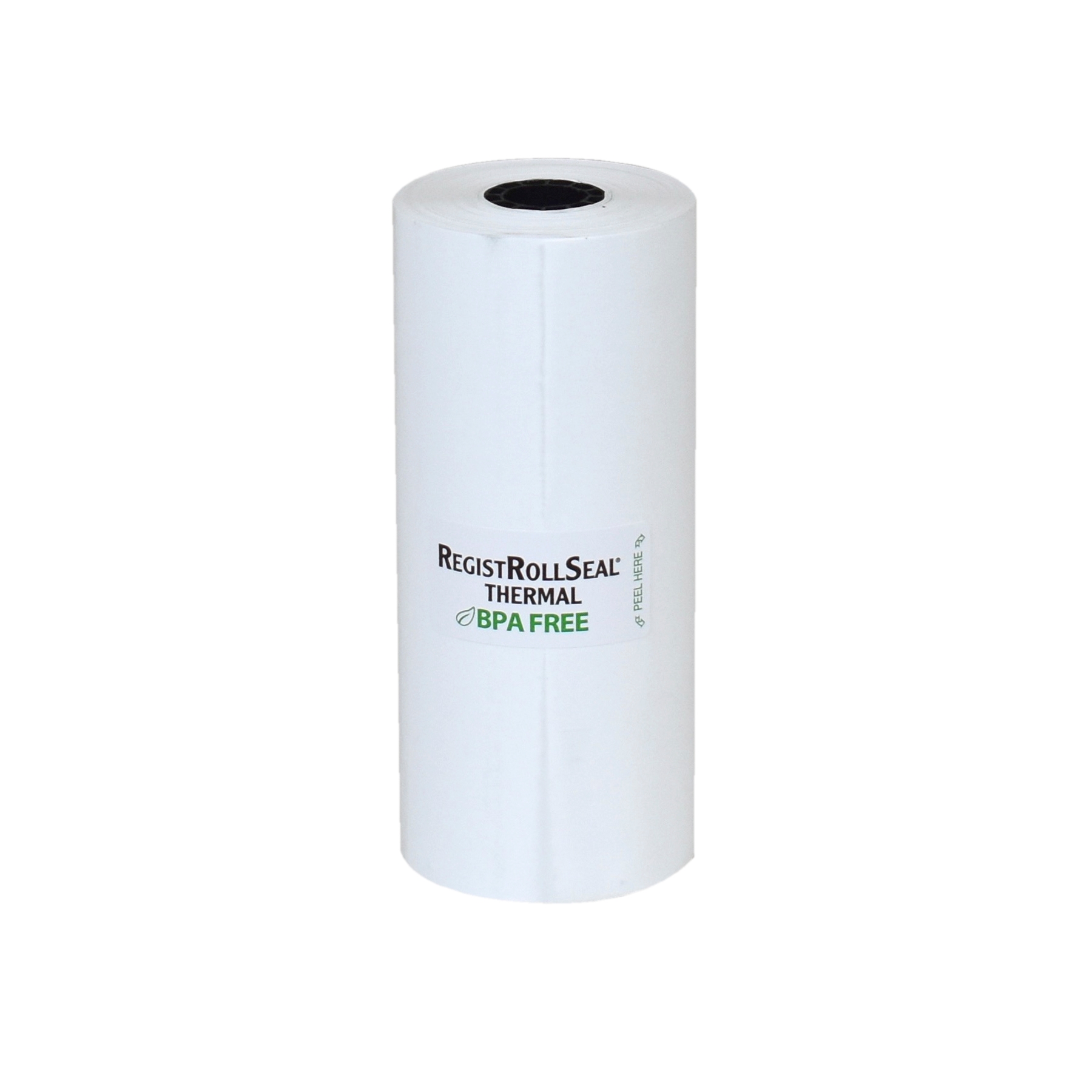 National Checking Company White 1 Ply Register Roll Tape, 4.28 inch -- 40 rolls per case.