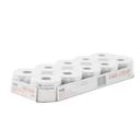 National Checking Company White Bond 1 Ply Register Roll, 44 Millimetre -- 50 rolls per case.