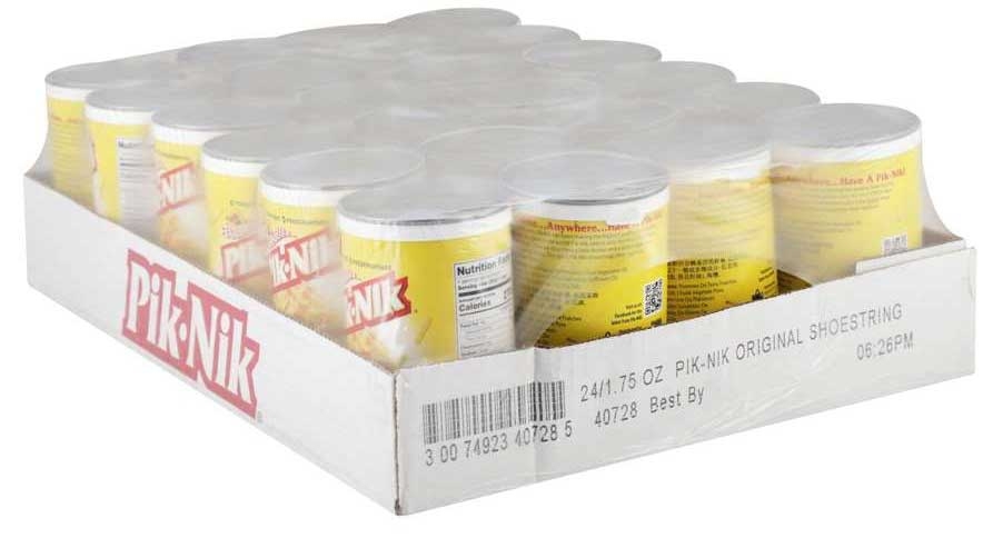 Pik Nik Original Shoestring Potatoes - Tray, 1.75 Ounce -- 24 per case