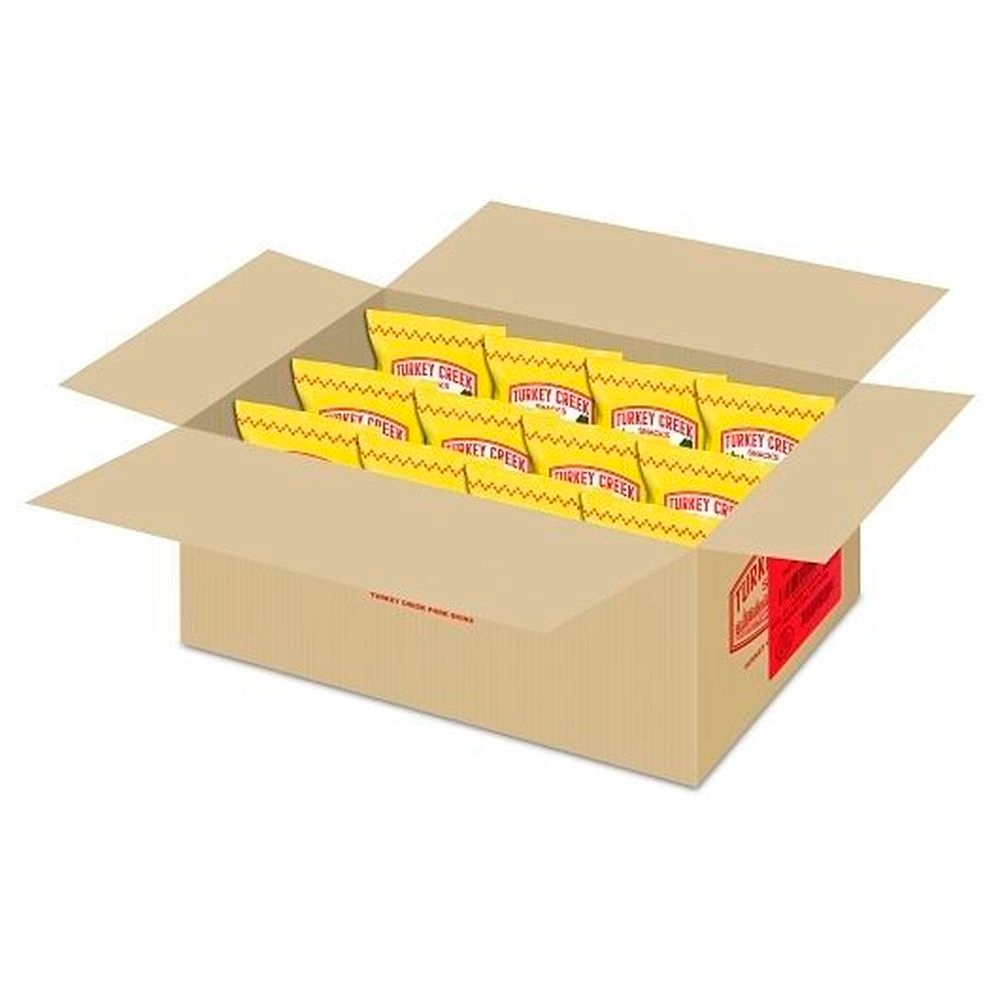 Turkey Creek Hot Pork Skins, 2 Ounce Box -- 12 per case