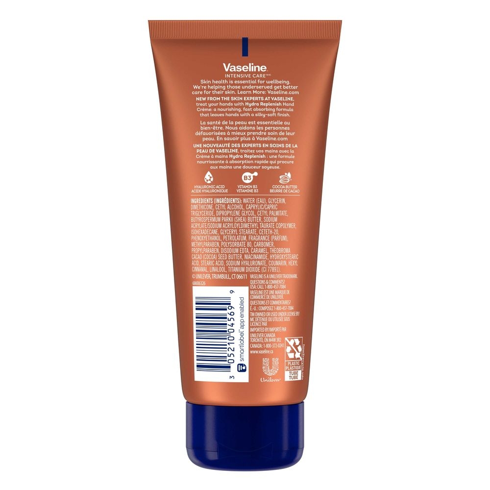 Vaseline Intensive Care Hydra Replenish Hand Creme, 3.4 Ounce -- 12 per case