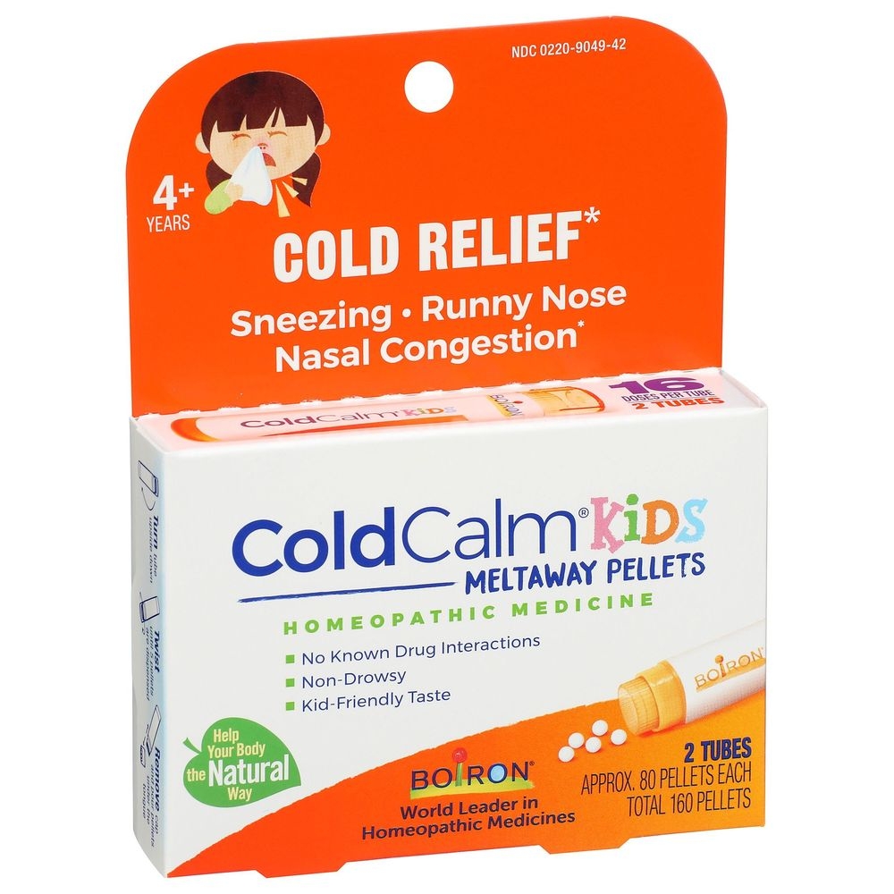 Boiron Coldcalm Kids Cold Relief Pellets, 1.5 Ounce
