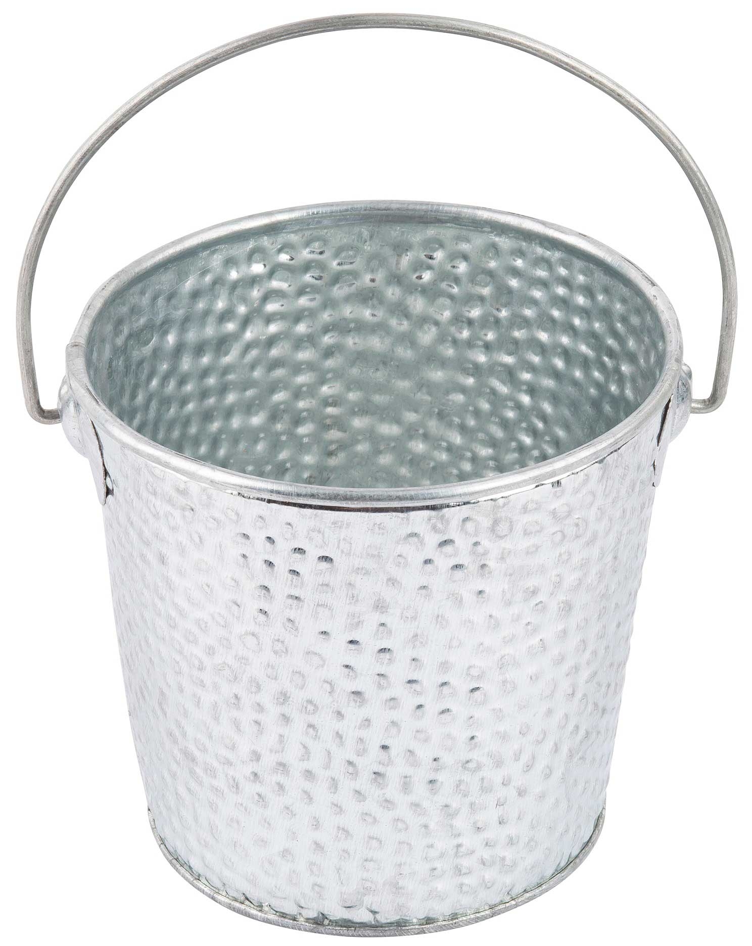 Tablecraft Galvanized Appetizer Pail, 4 X 4 Inch, 12 Count -- 12 Pack Per Case