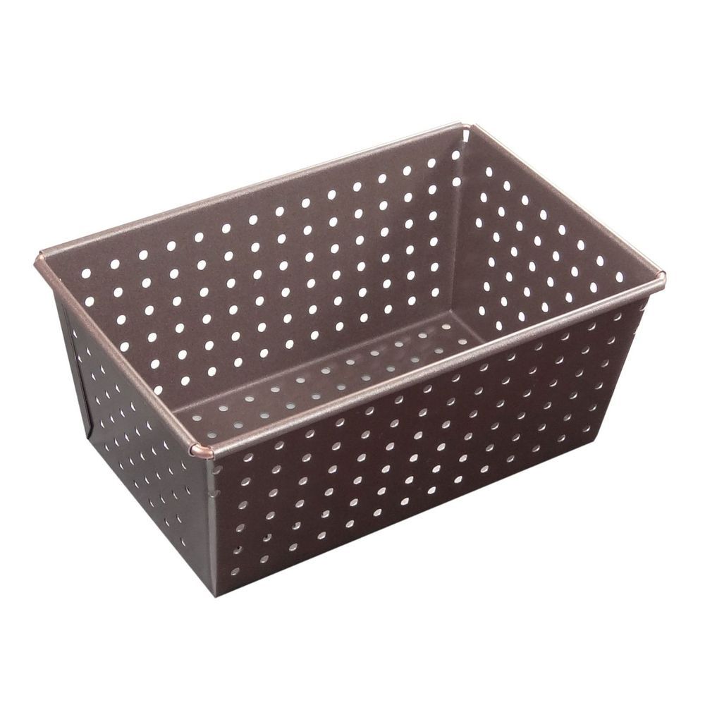 Gobel Non Stick Steel Perforated Bread Pan, 10.6 Inch X 4.1 Inch X 3 Inch