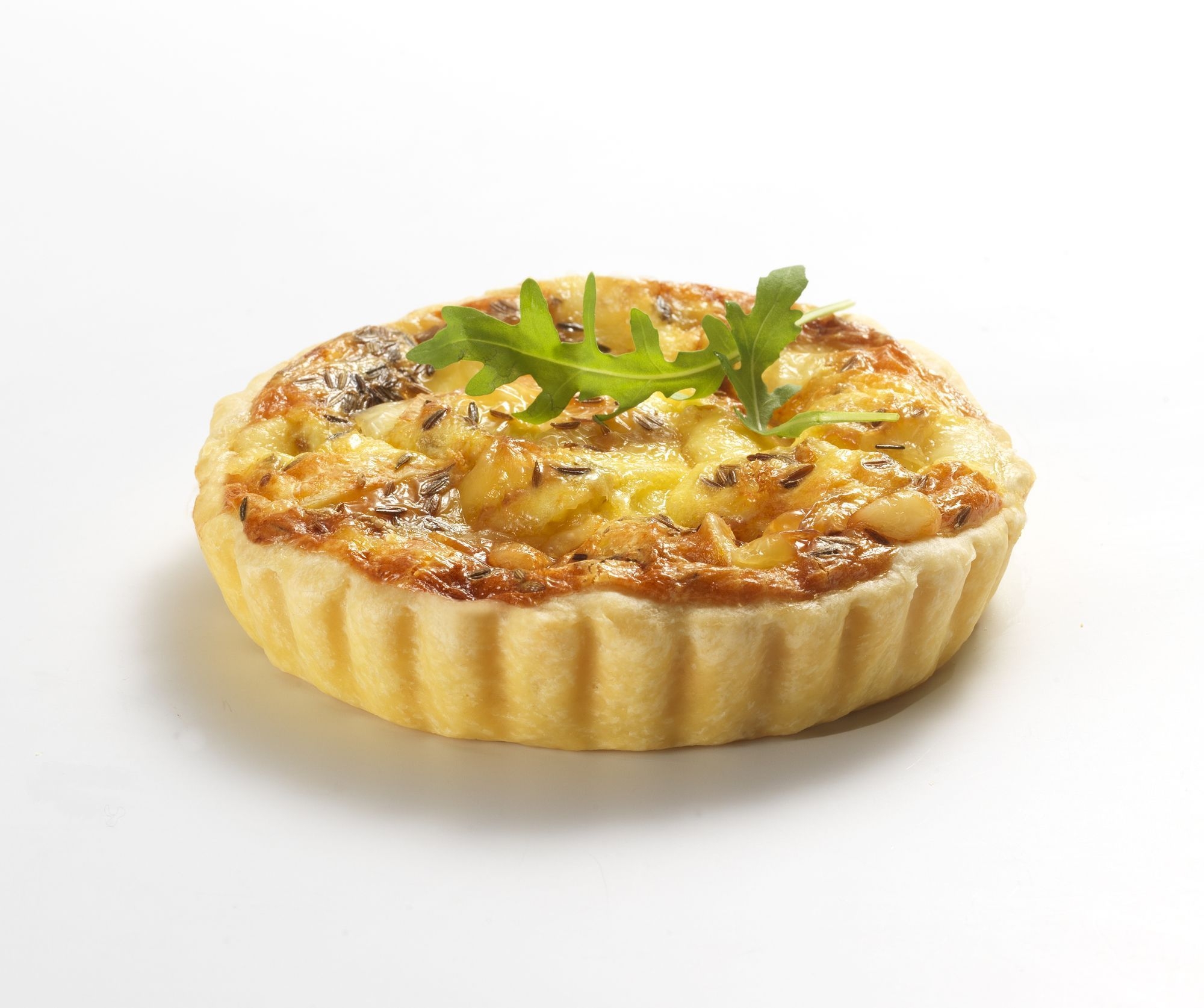 Gobel Steel Round Fluted Tartlet Mold with Removable Bottom, 3.9 inch Diameter