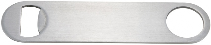 Winco Stainless Steel Flat Bottle Opener -- 12 Per Case