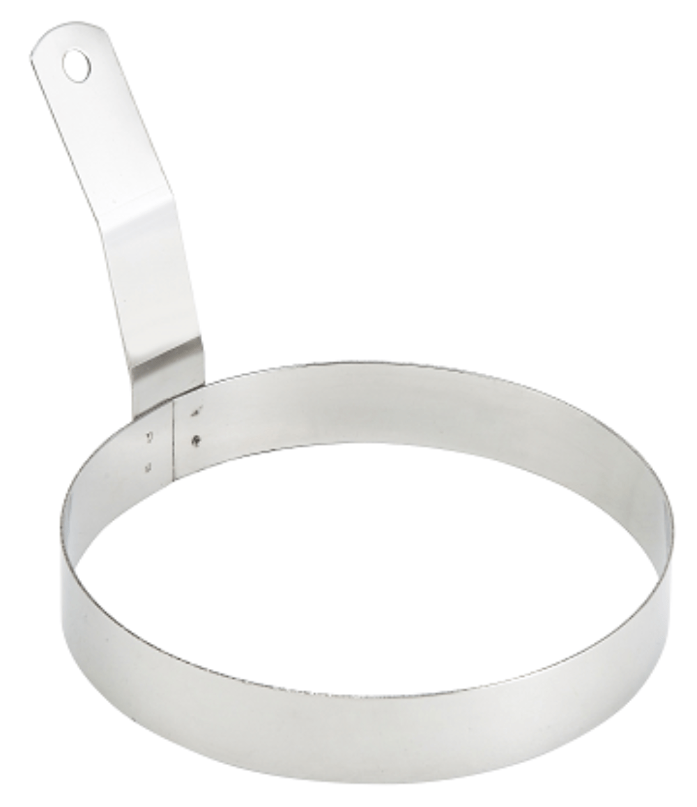 Winco Stainless Steel Round Egg Ring, 6 Inch Dia. -- 12 Per Case