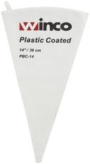 Winco Cotton with Plastic Coating Pastry Bag, 14 inch -- 12 per case