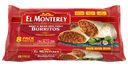 El Monterey Beef and Bean Red Chili Burrito, 4 ounce -- 64 per case