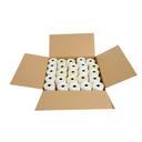 National Checking Company White 2 Ply Carbonless Register Roll, 3 inch -- 50 rolls per case.