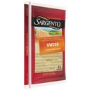 Sargento Swiss Natural Cheese Slices, 7 Ounce - 9 per case