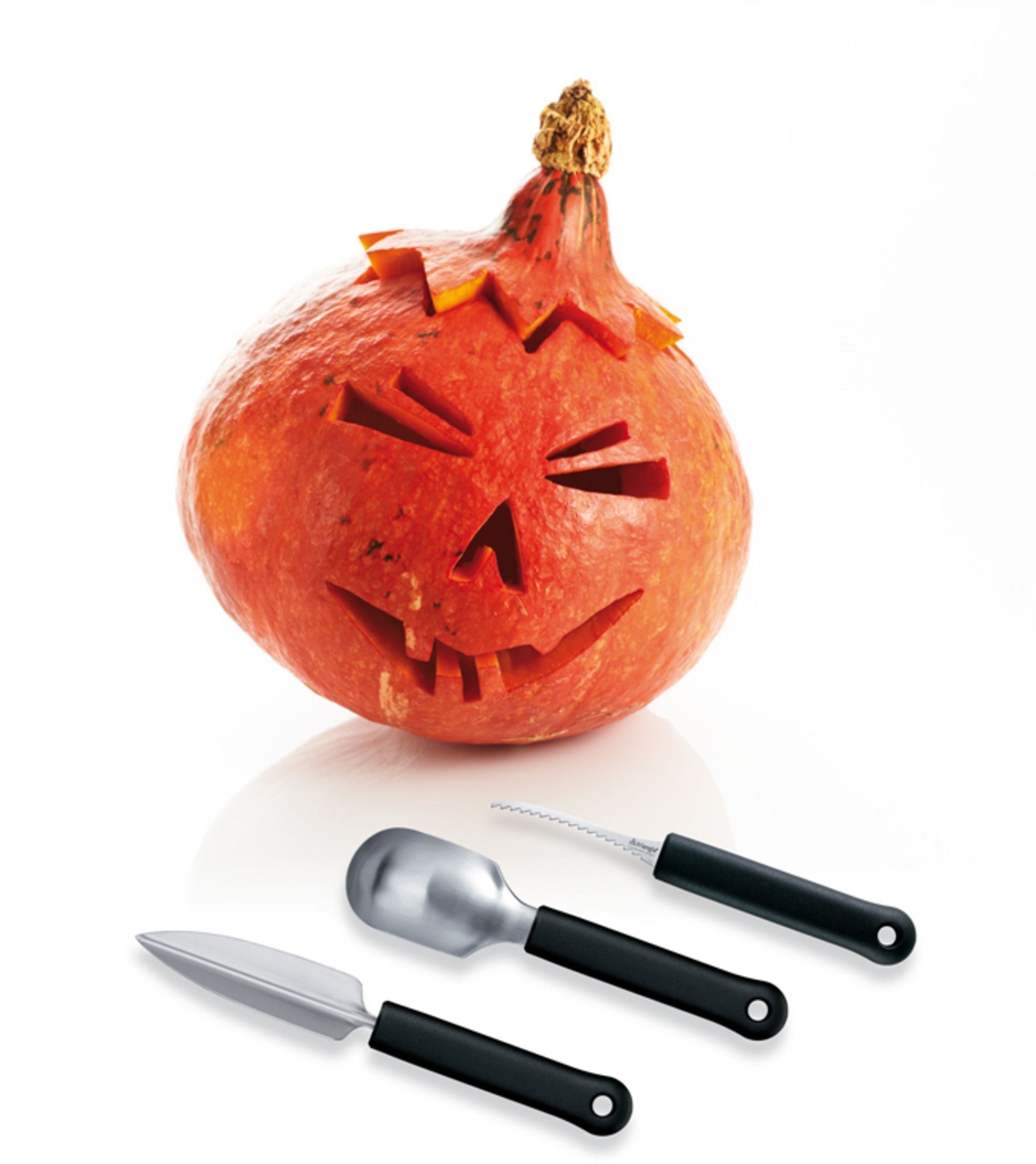 Triangle Pumpkin Carving Set, set of 3