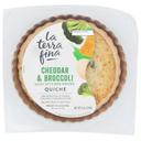 La Terra Fina Cheddar and Broccoli Quiche, 6 Ounce -- 8 per case