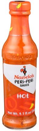 Nandos Peri Peri Hot Sauce, 9.1 Ounce -- 6 per case.