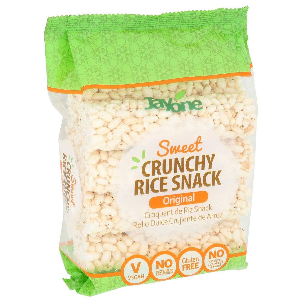 Jayone Original Sweet Crunchy Rice Snack, 2.8 Ounce -- 6 per case
