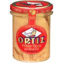 Ortiz Pole and Line Caught White Tuna in Olive Oil, 7.76 Ounce Glass Jar -- 12 per case