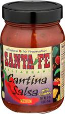 Santa Fe Restaurant Medium Cantina Salsa, 16 Ounce -- 6 per case