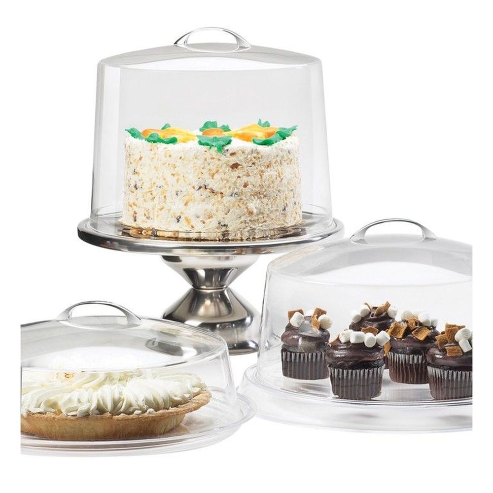 Cal-mil Acrylic Cake / Pie Cover, 12 Inch Dia X 9 Inch