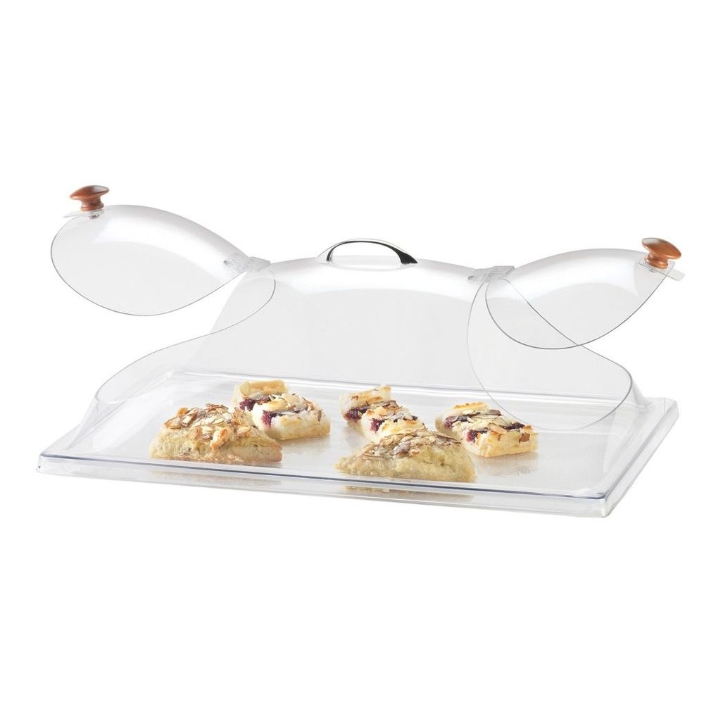 Cal-mil Classic Clear Dome Display Cover With Double End Opening And Doors, 12 X 20 X 7 1/2 Inch