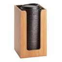 Cal-Mil Bamboo Single Countertop Cup and Lid Organizer, 4 1/4 x 4 1/4 x 8 inch