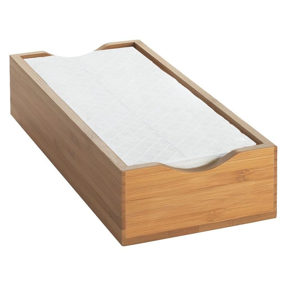 Cal-mil Bamboo Napkin Display, 9.5 Inch Width X 4.75 Inch Depth X 2 Inch Height