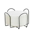 Cal-Mil Black Wire Frame Plate Holder, 9 1/2 x 9 1/2 x 6 1/2 inch -- 3 per case