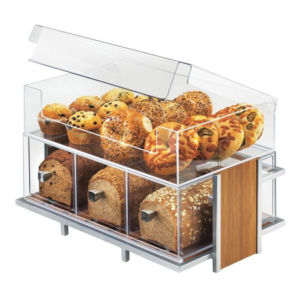 Cal-mil Eco Modern Merchandiser 3 Drawer Bread Box For 1471, 19 X 13 X 6 Inch