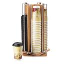 Cal-Mil Bamboo Revolving Cup/Lid Organizer, 9 x 9 x 18.5 inch