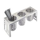 Cal-Mil Stainless Steel Squared Cylinder Display Stand, 16 x 5.125 x 6 inch